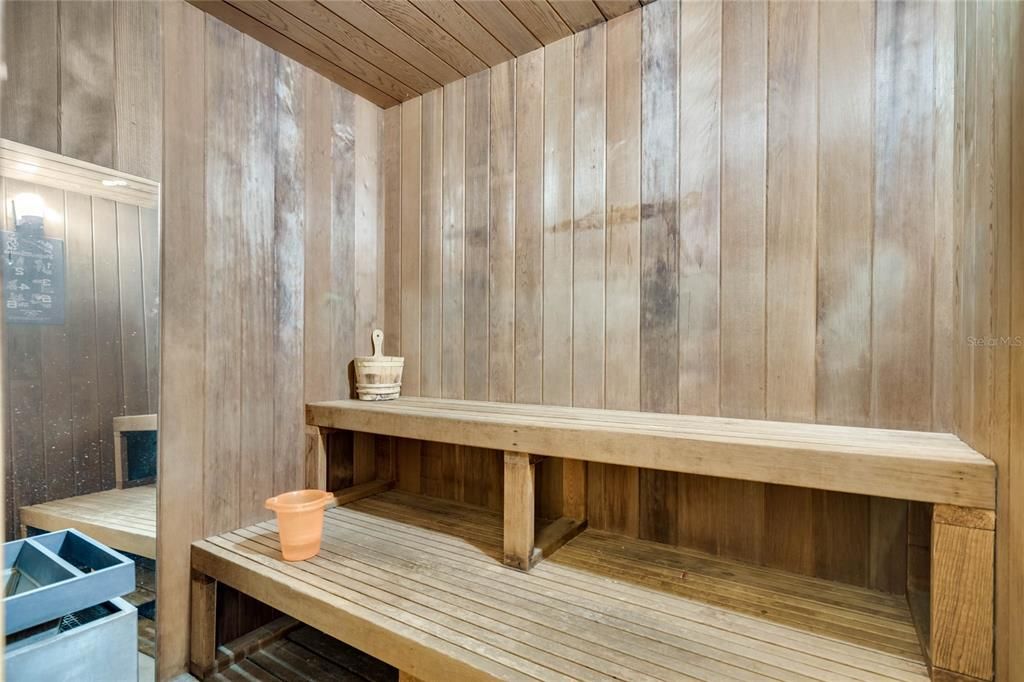 Saunas - separate one for men and women