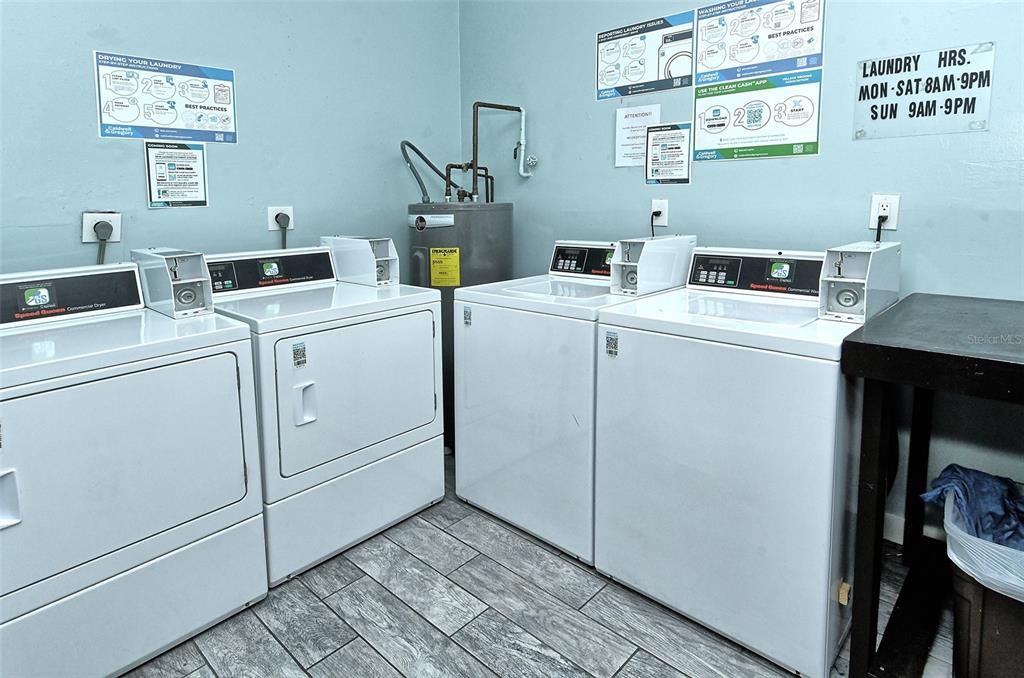 Washers/Dryers located on the first floor!