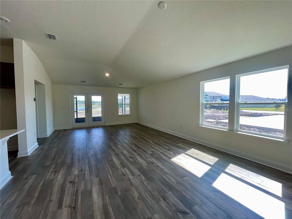Direct access from the living room to your screened in patio with water views