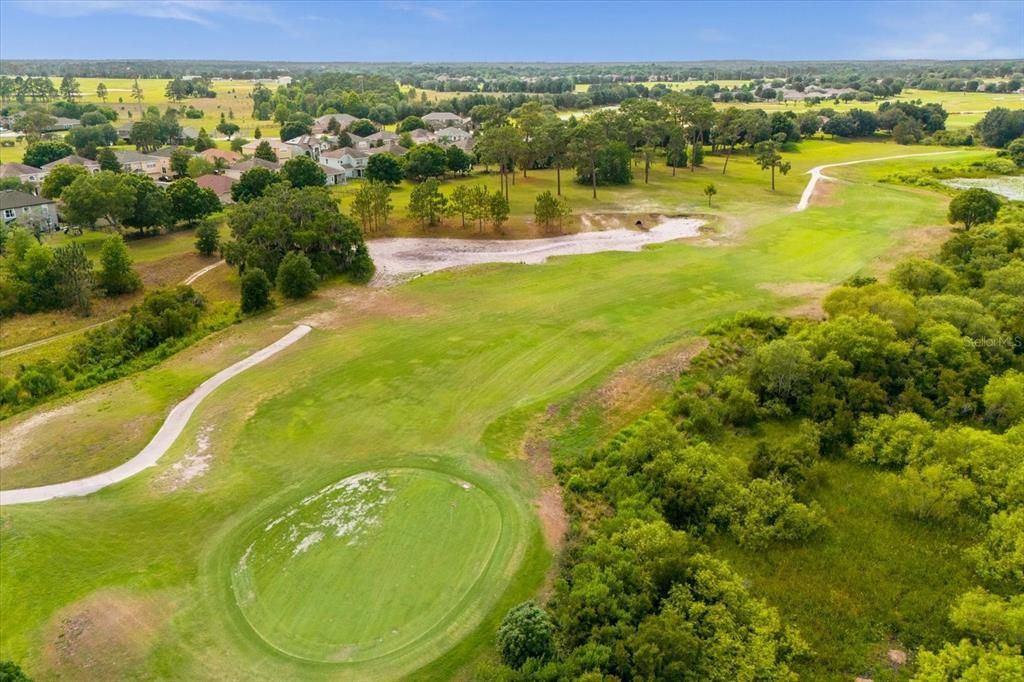 Aerial view of Eagle Dunes golf course