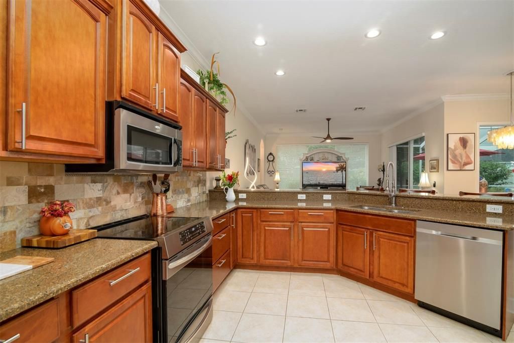 Large Kitchen with an abundance of cabinets