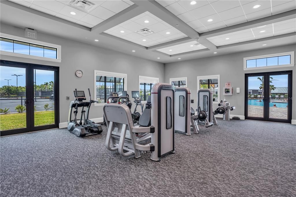 Fitness Center featuring Nautilus equipment