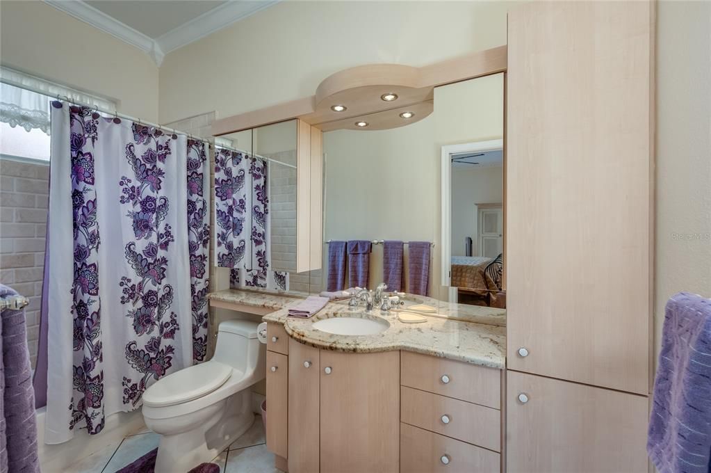Bathroom attached to 3rd Bedroom