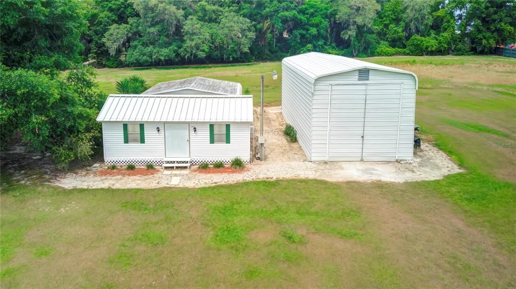 Utility Shed, Enclosed RV Port and Carport