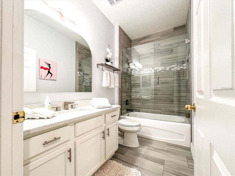 Beautifully remodeled downstairs full bathroom