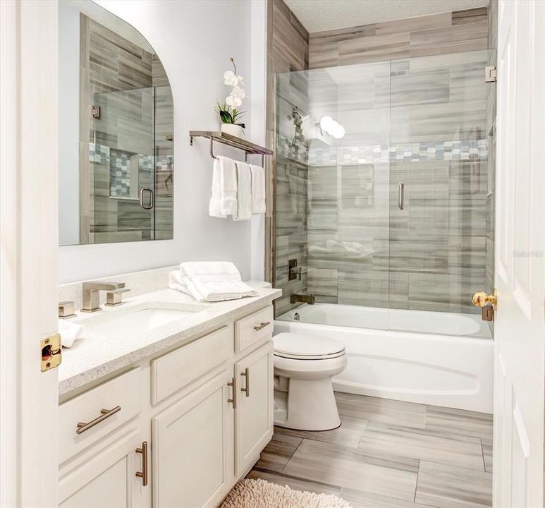 Third full bathroom downstairs beautifully remodeled