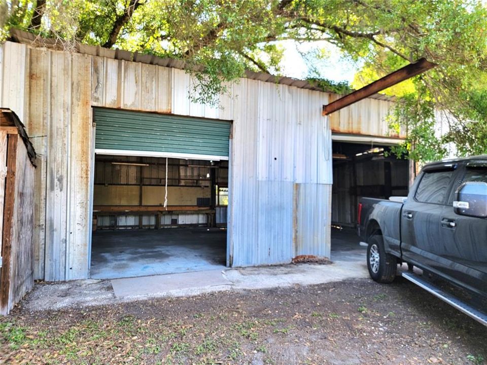Garage with Two Bays