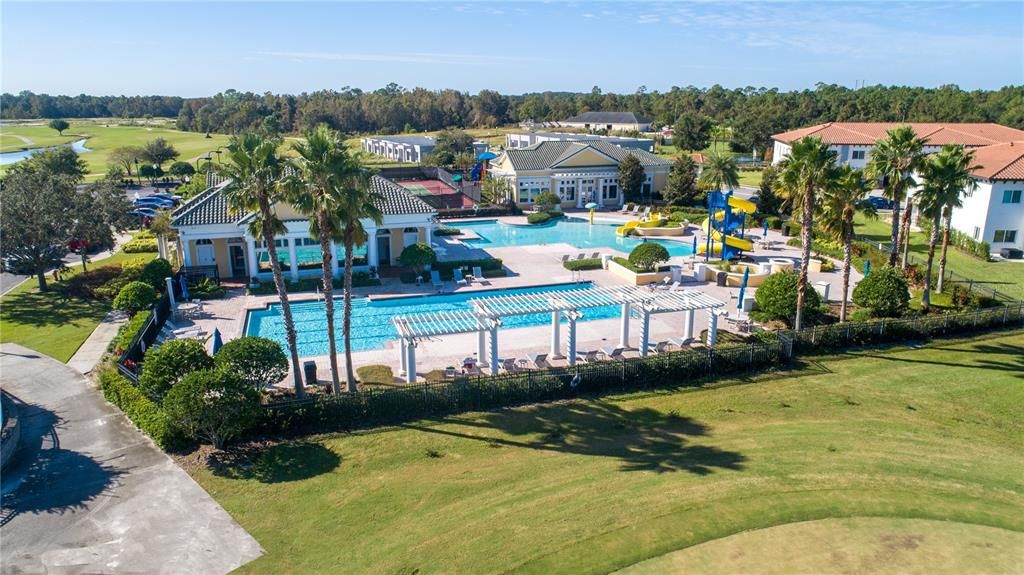Amenities include lap pool, and resort-style