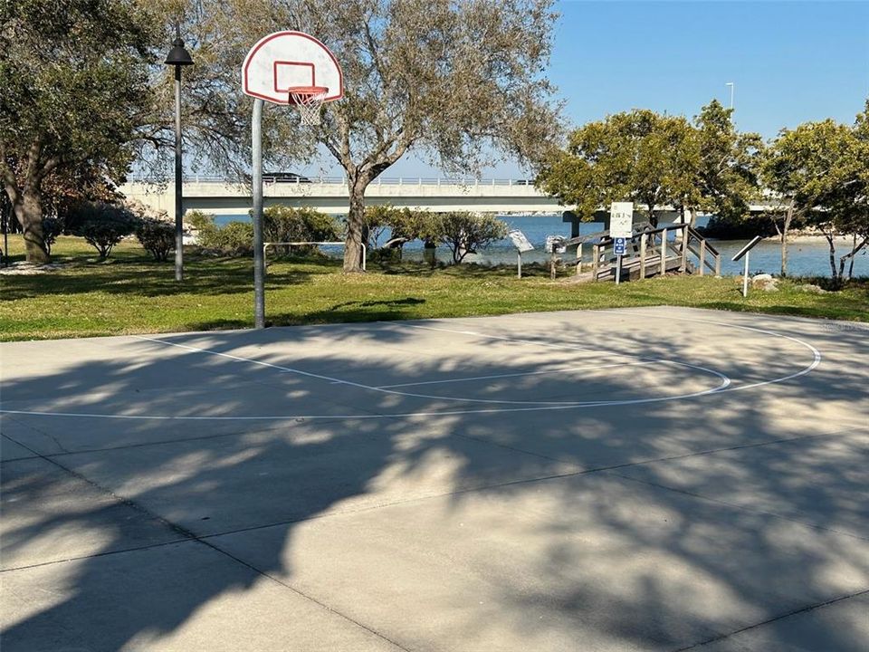 Bayside Park Basketball Court.