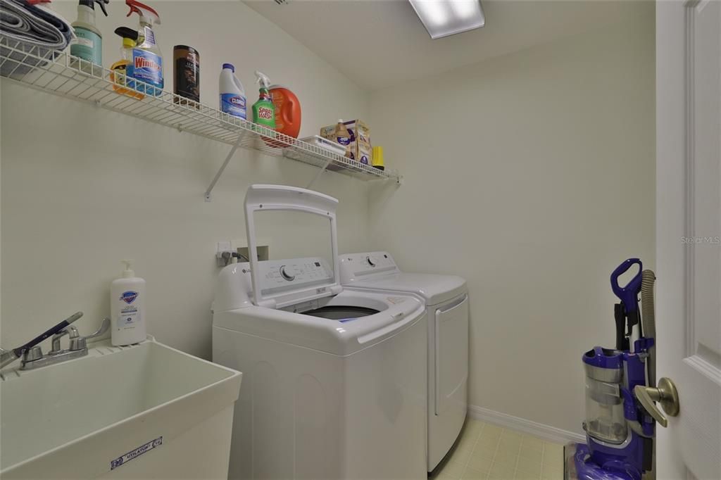 Laundry Room with NEW washer and GAS dryer
