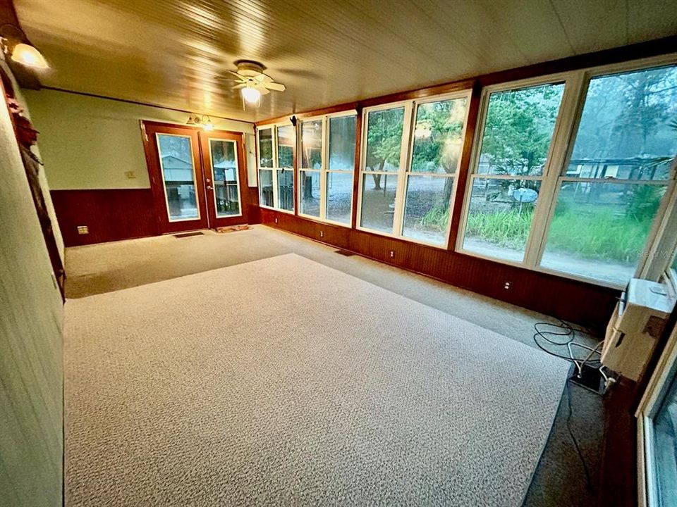 Totally Enclosed Florida Room; Looks over back garden