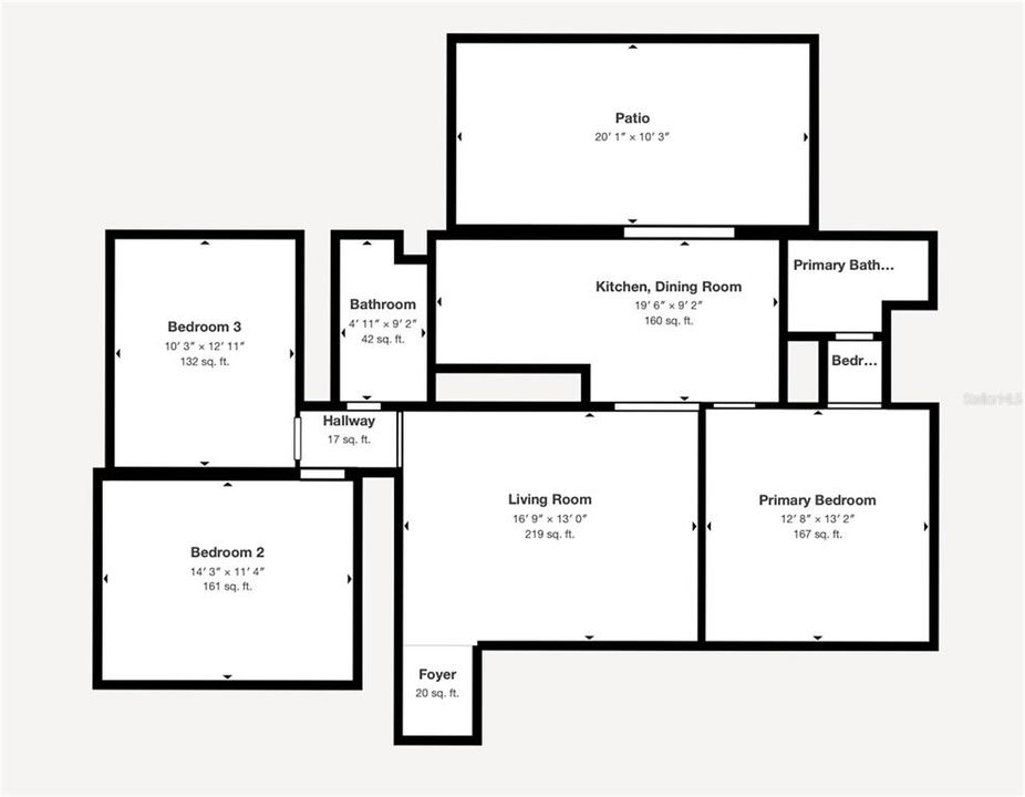 Active With Contract: $425,000 (3 beds, 2 baths, 1362 Square Feet)