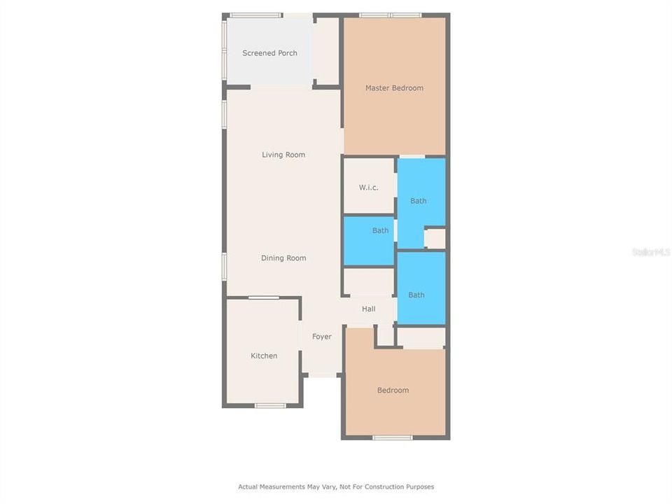 For Sale: $158,000 (2 beds, 2 baths, 975 Square Feet)