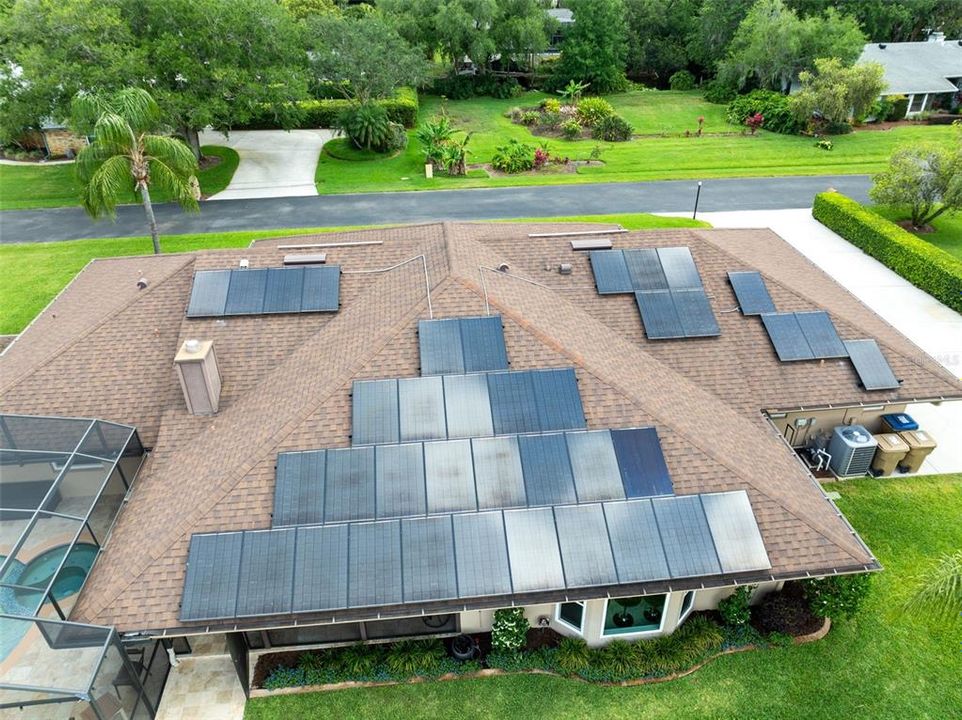 39 Solar Panels, owned and sold with the home.