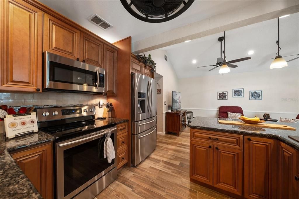 Ready to cook up some fun? Newer stainless appliances.