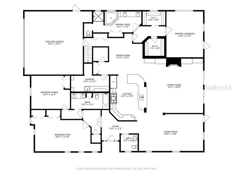 FLOOR PLAN - LEVEL ONE