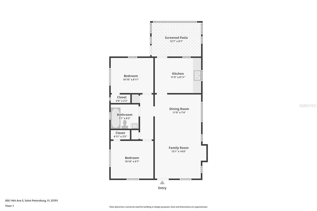Active With Contract: $240,000 (2 beds, 1 baths, 768 Square Feet)