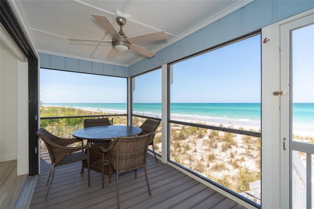 Deck off Living Are with Views to Boca Grande.