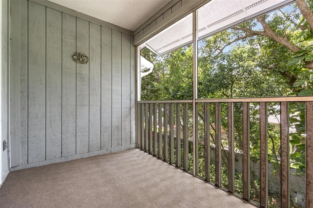 Private Screened In Porch Off Living Room