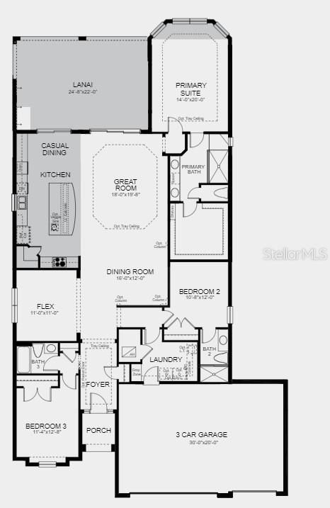 Structural options added include: Bay window primary suite, gourmet kitchen, casual dining, covered extended lanai and future outdoor kitchen pre plumb.