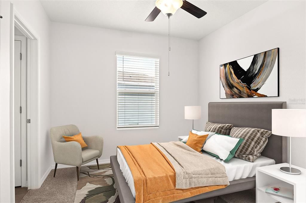 Virtually Staged - Guest Bedroom 2