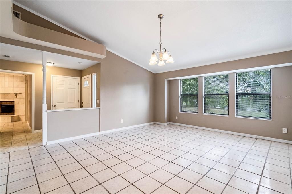 Formal dining room/living room