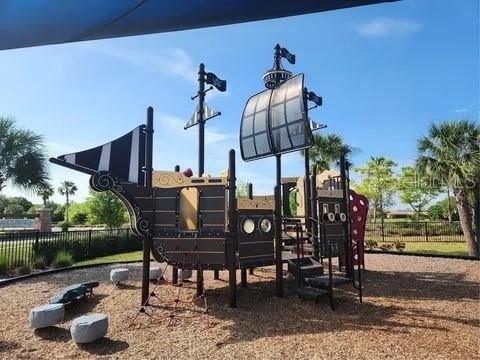 Eaves Bend at Artisan Lakes Pirate Ship Playground