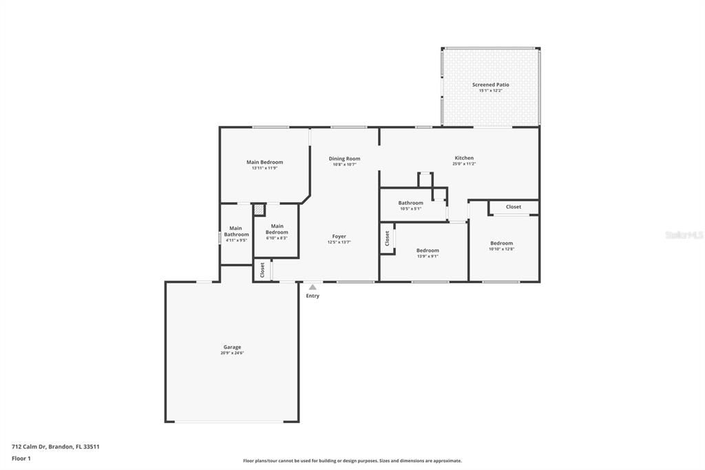 For Sale: $340,000 (3 beds, 2 baths, 1250 Square Feet)