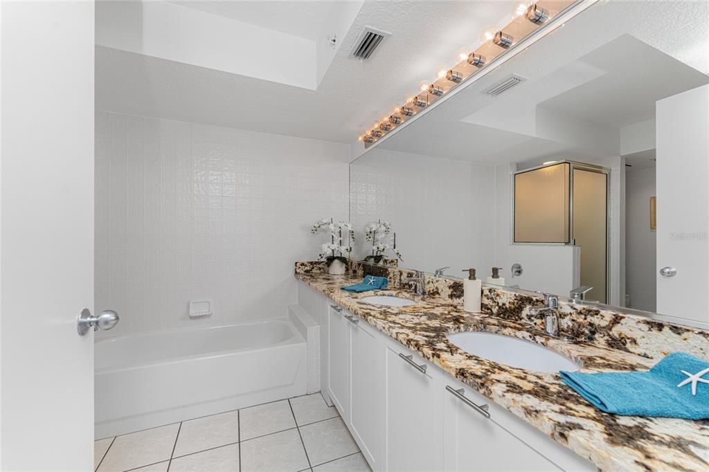 Master Second Floor Bath with His and Her Vanities