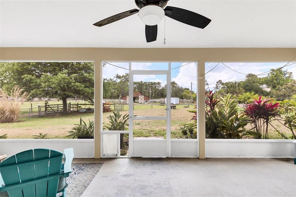 Rear Screened Porch