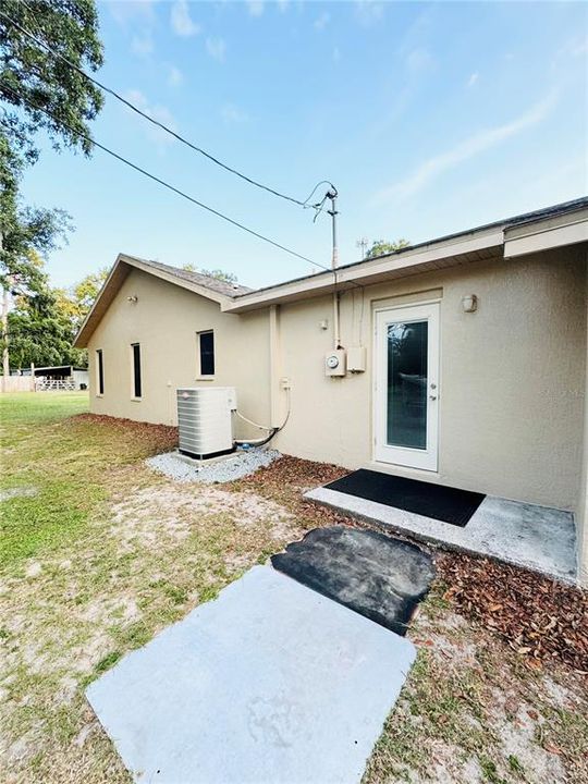 Garage Side Entrance