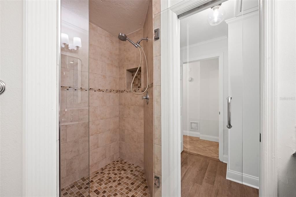 Updated Spacious Primary Shower