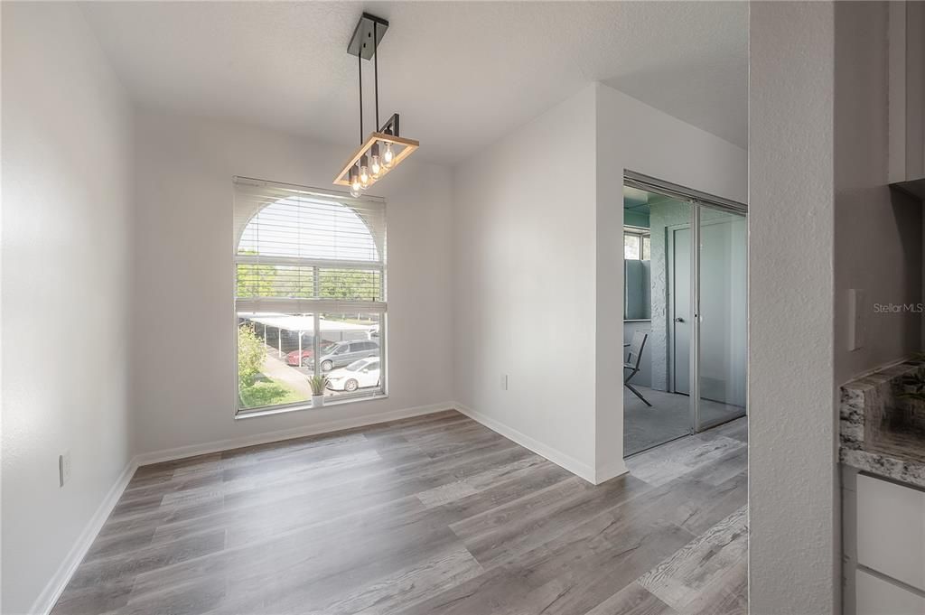 Dining Room and Balcony