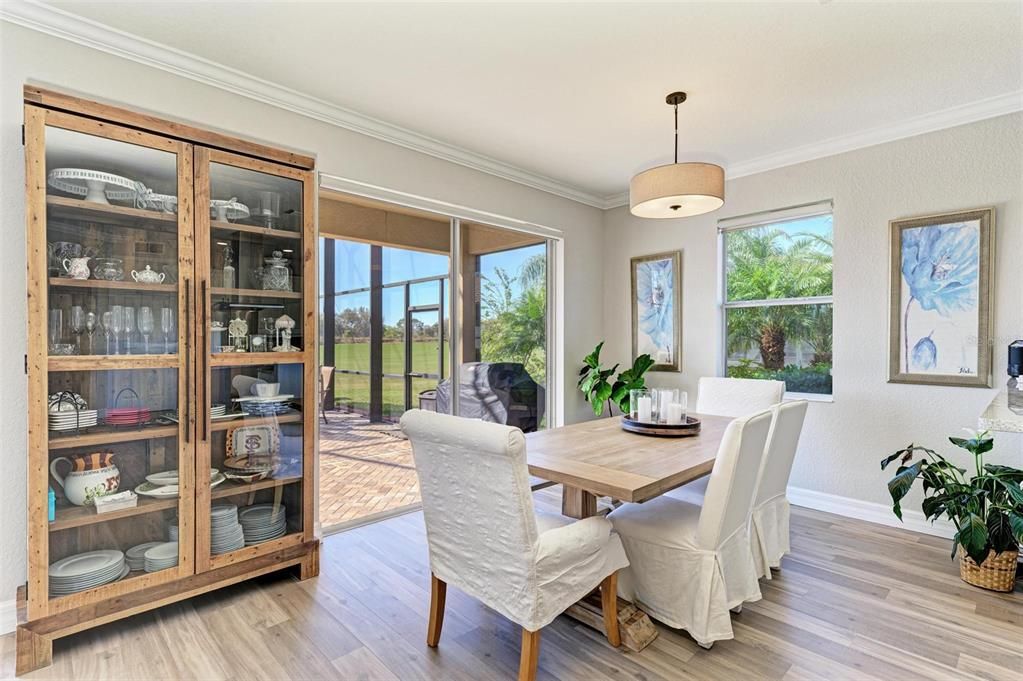 Eating area off Kitchen