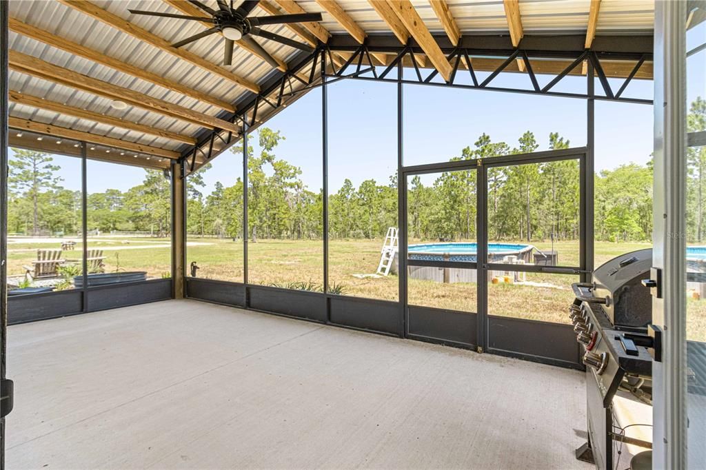 12x24 screened front porch entry