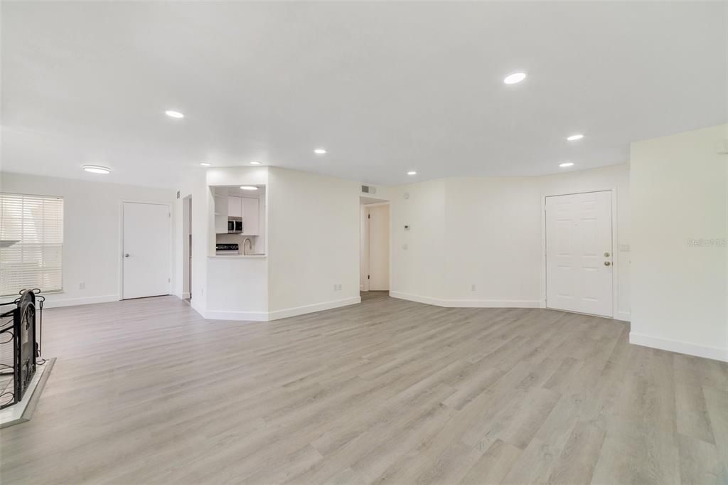 This home has undergone a COMPLETE RENOVATION so the new owner will enjoy the UPDATED KITCHEN and BATHROOMS, LUXURY VINYL PLANK and TILE FLOORING throughout, FRESH PAINT and UPDATED CAN LIGHTING making the bright OPEN CONCEPT feel like new.