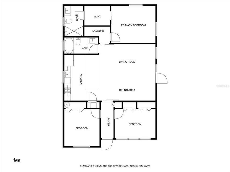 Active With Contract: $394,900 (3 beds, 2 baths, 1241 Square Feet)