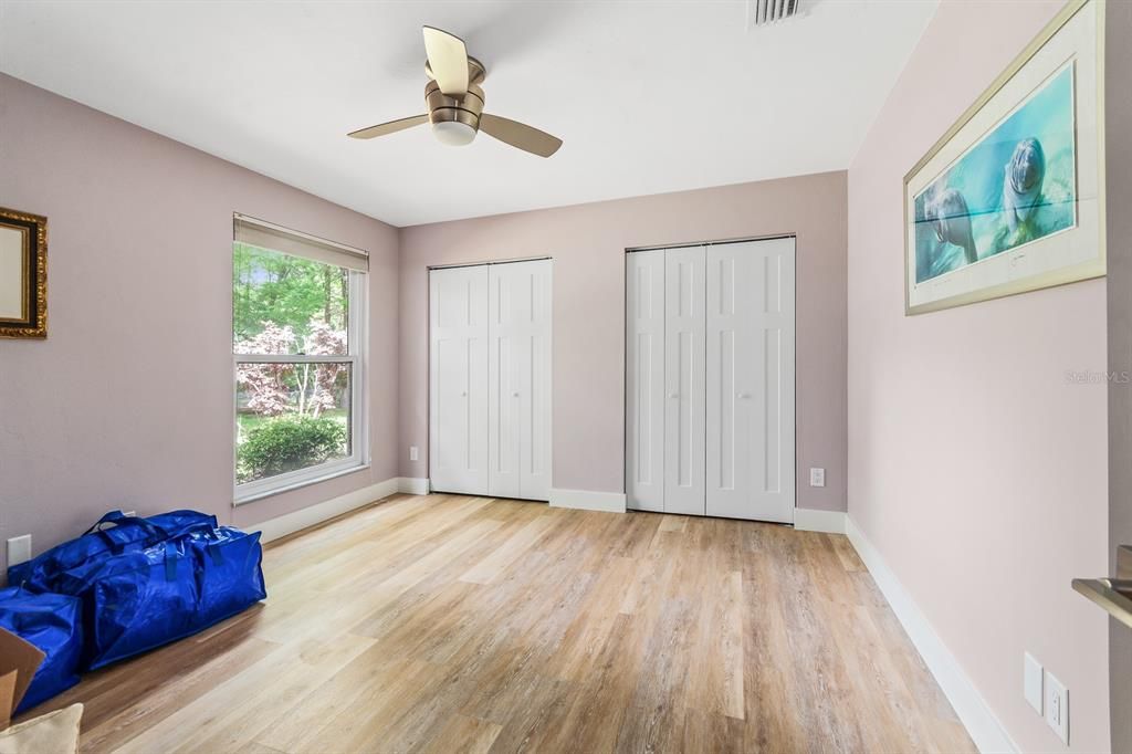 One of two guest bedrooms