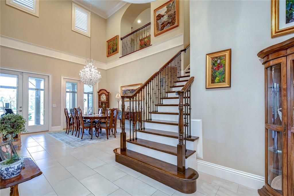 Grand two story entrance!
