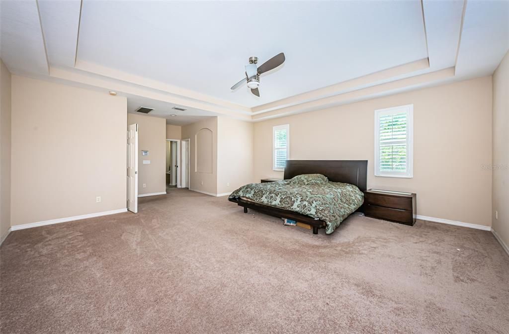 Extra large master bedroom