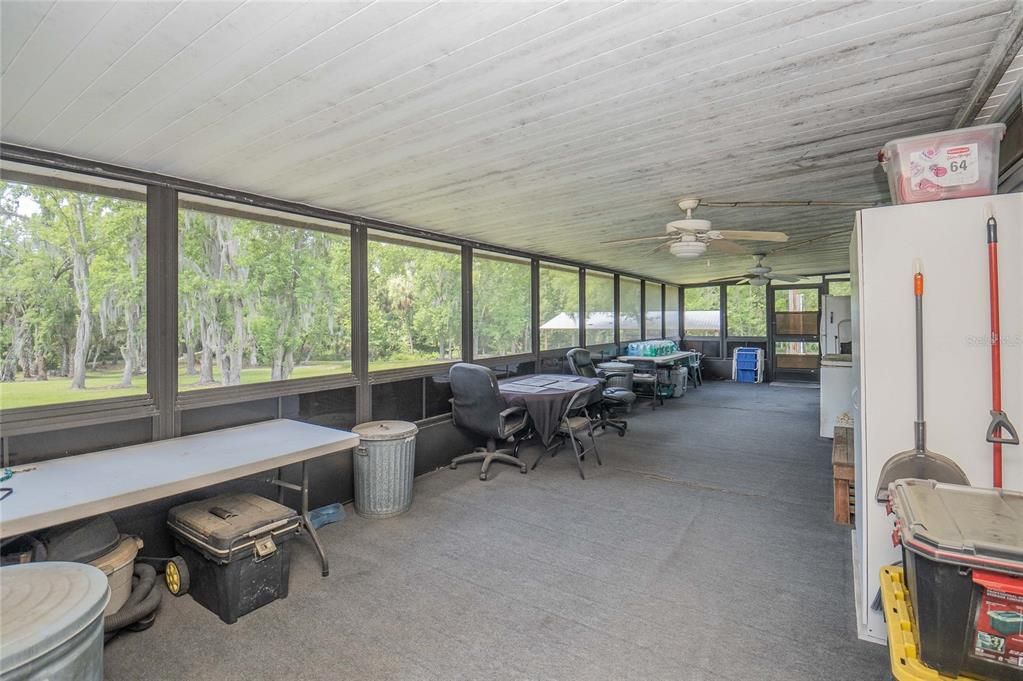 Screened patio 11x37.