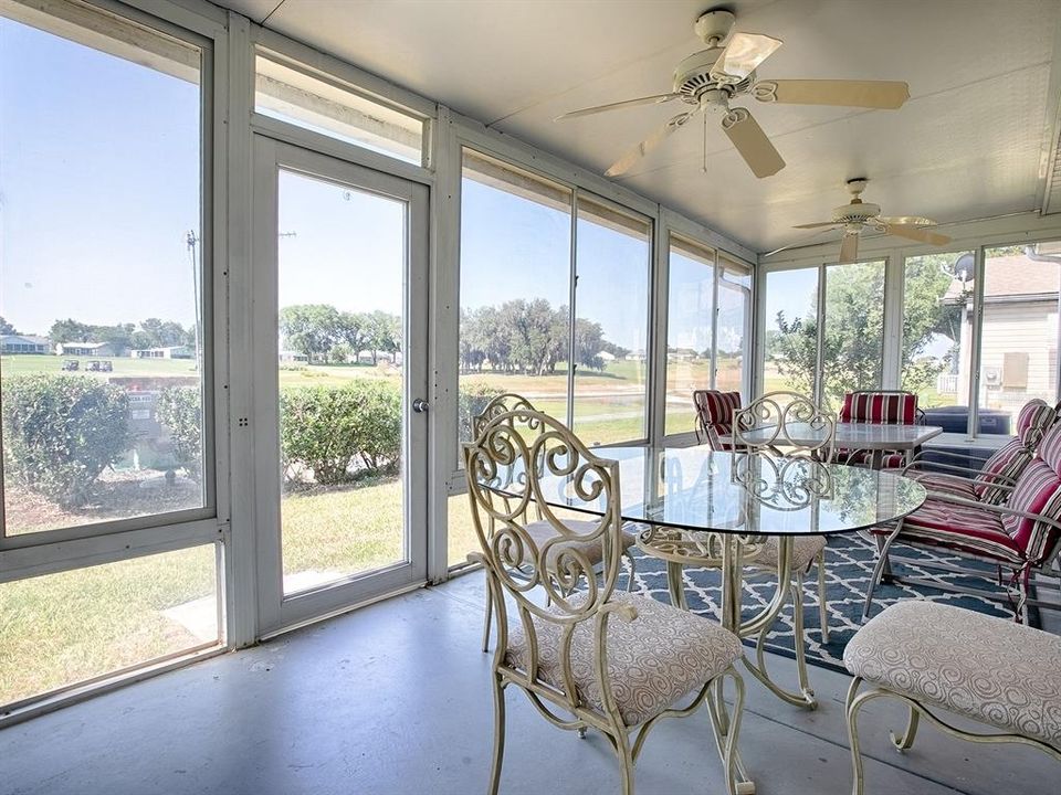 ENCLOSED LANAI WITH A GREAT VIEW