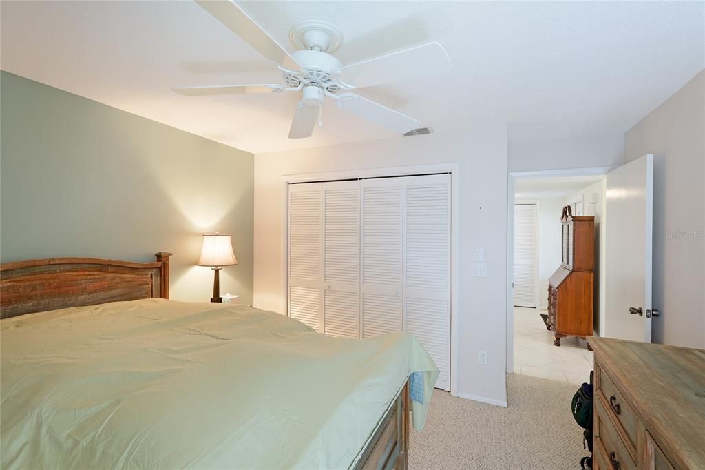 Second bedroom with large closet.