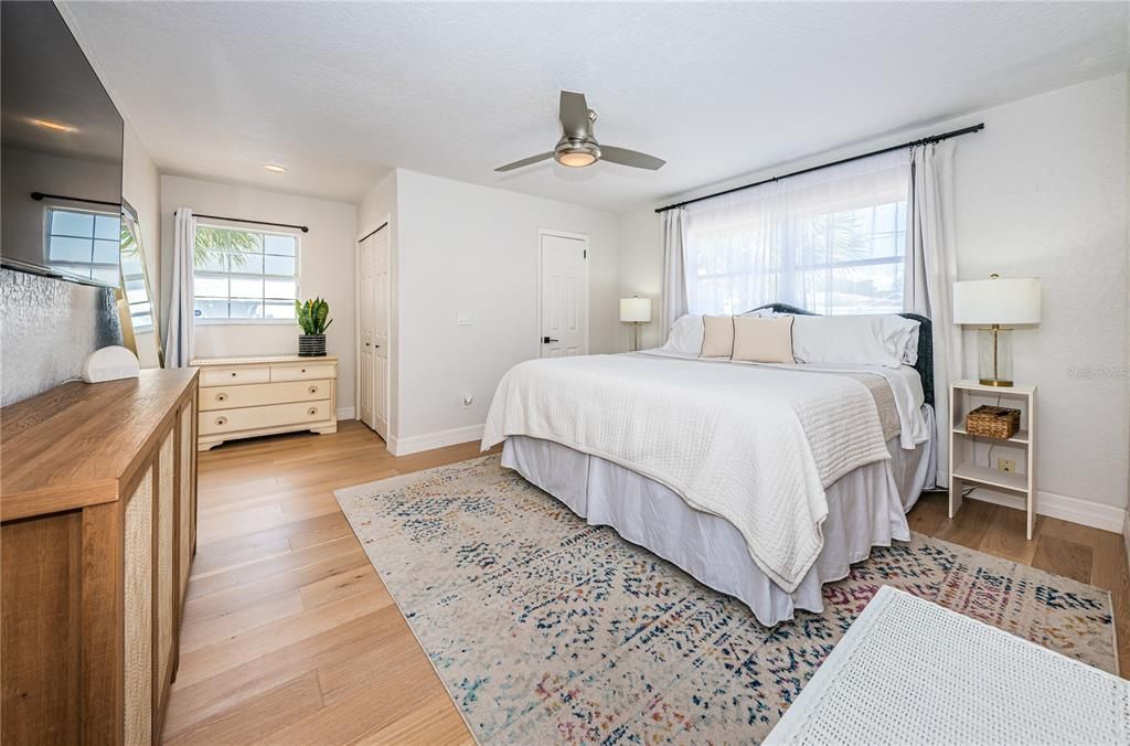 Primary Bedroom with walk in closet and En-suite bath