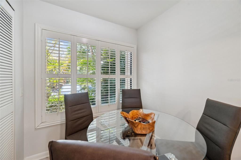 Closer view breakfast table in kitchen!