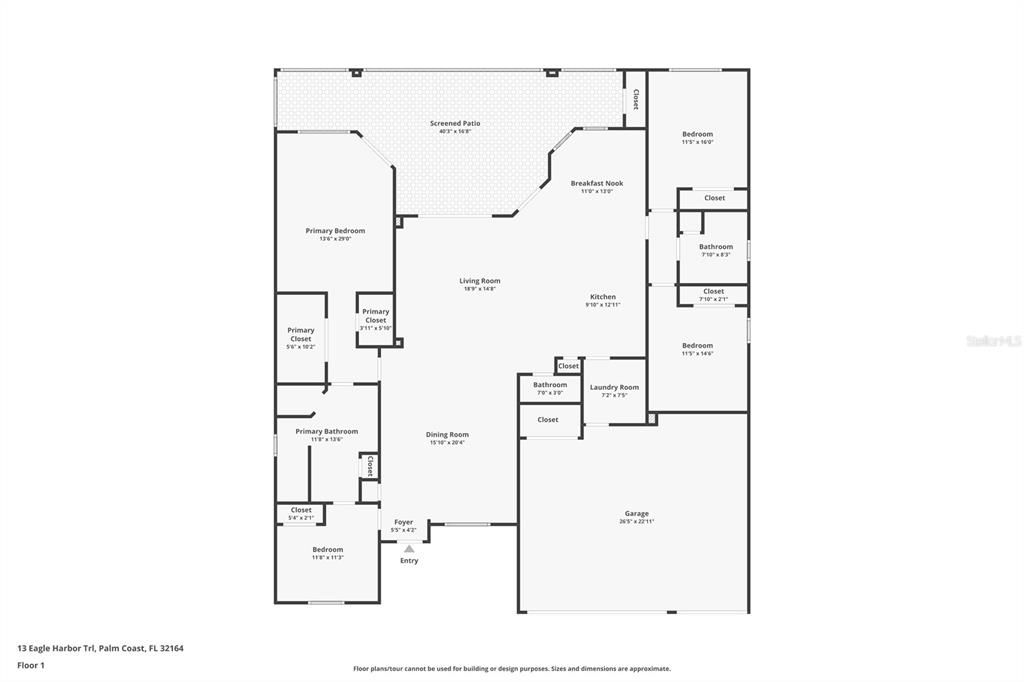 На продажу: $532,500 (4 спален, 2 ванн, 2423 Квадратных фут)