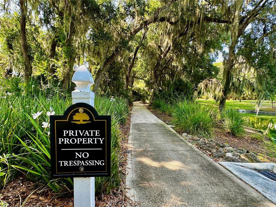 Gated community provides privacy