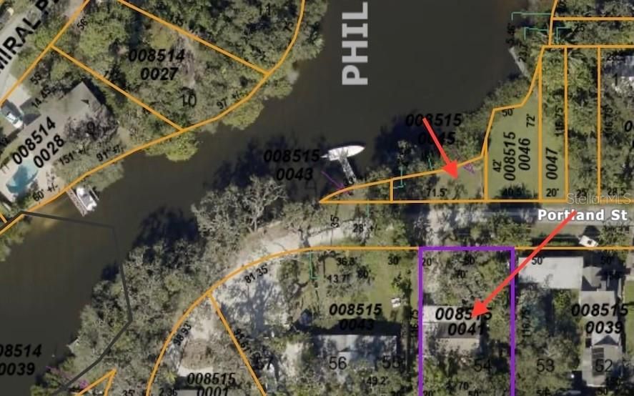 Two Parcels - potential for Dock on the water parcel