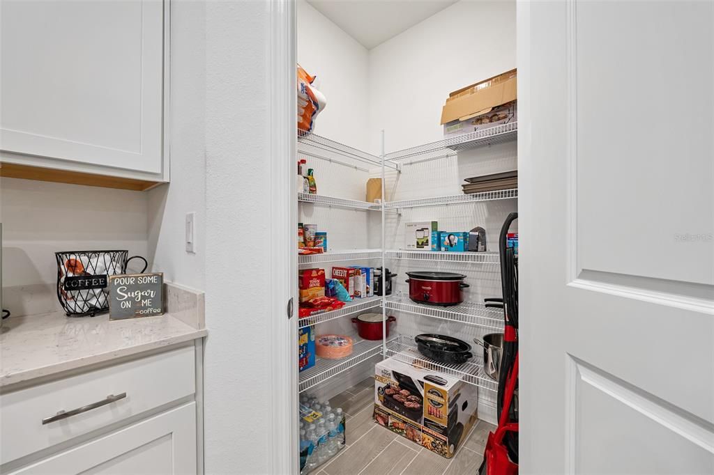 Lighted pantry