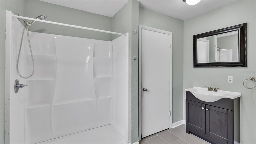 Large Bathroom with Walk-In Shower!